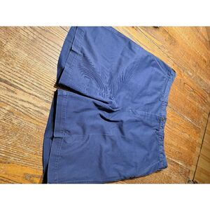 Polo Ralph Lauren Mens Blue Label Shorts 42" Relaxed Fit Button Zip Pockets Blue